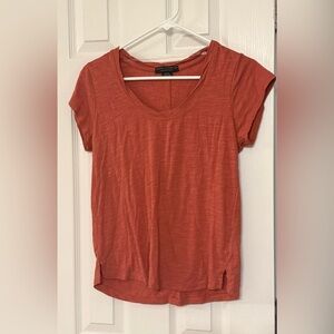 Women's Cute Red Short Sleeve Top- Social Standard by Sanctuary- Size Small